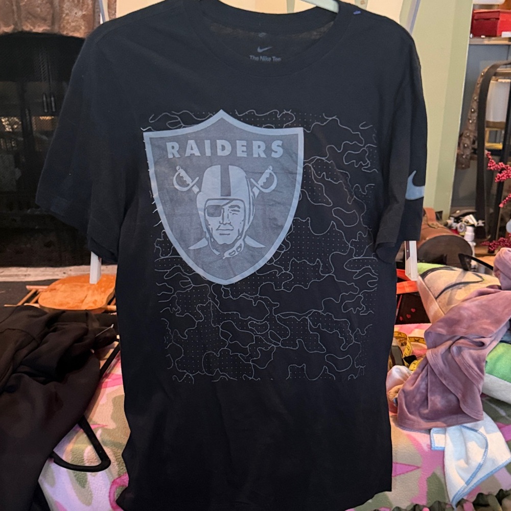 Nike Black Raiders Graphic Tee